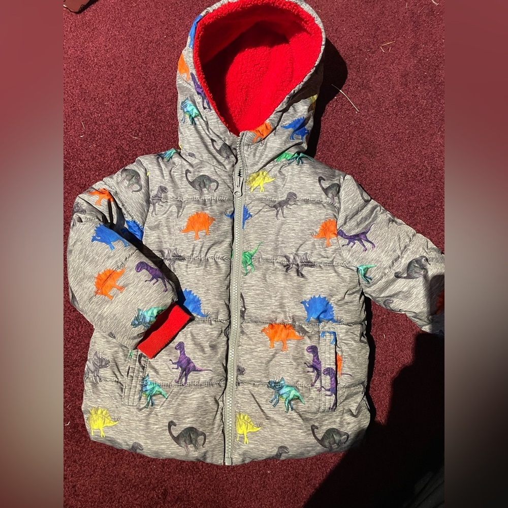 Swiss Tech Toddler Boys Dinosaur Winter Snow Coat